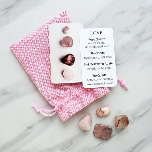 stones and crystals and love