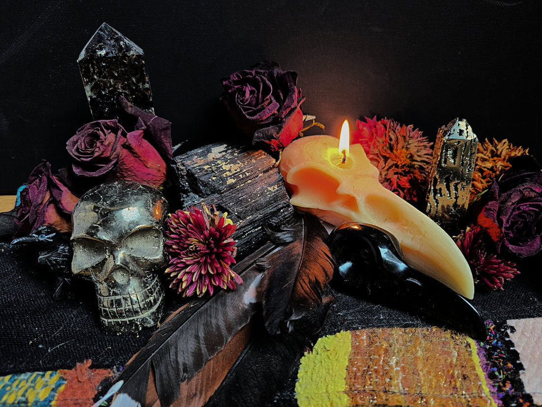 The Beauty in the Macabre — Crystals, Shadows, and the Sacred in Darkness