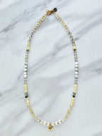 April birth flower necklace daisy moxie malas