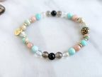 aquarius crystal zodiac bracelet sun moon rising astrology gifts