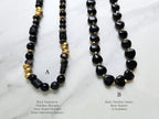 heart keeper and love without fear necklaces black obsidian