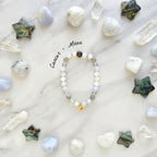 cancer zodiac crystal bracelet sun moon rising astrology