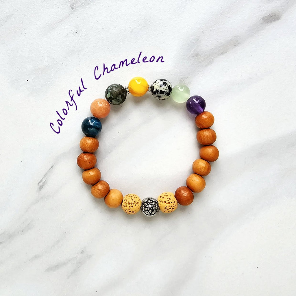 colorful chameleon kids bracelet for all of the emotions