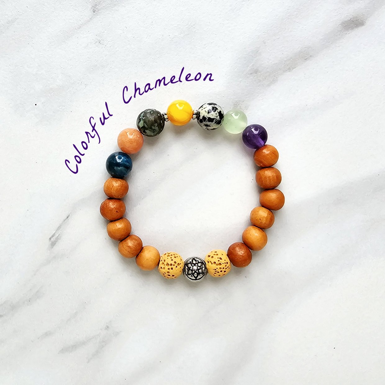 colorful chameleon kids bracelet for all of the emotions