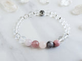 chamuel archangel pinks and lavender moxie malas bracelet