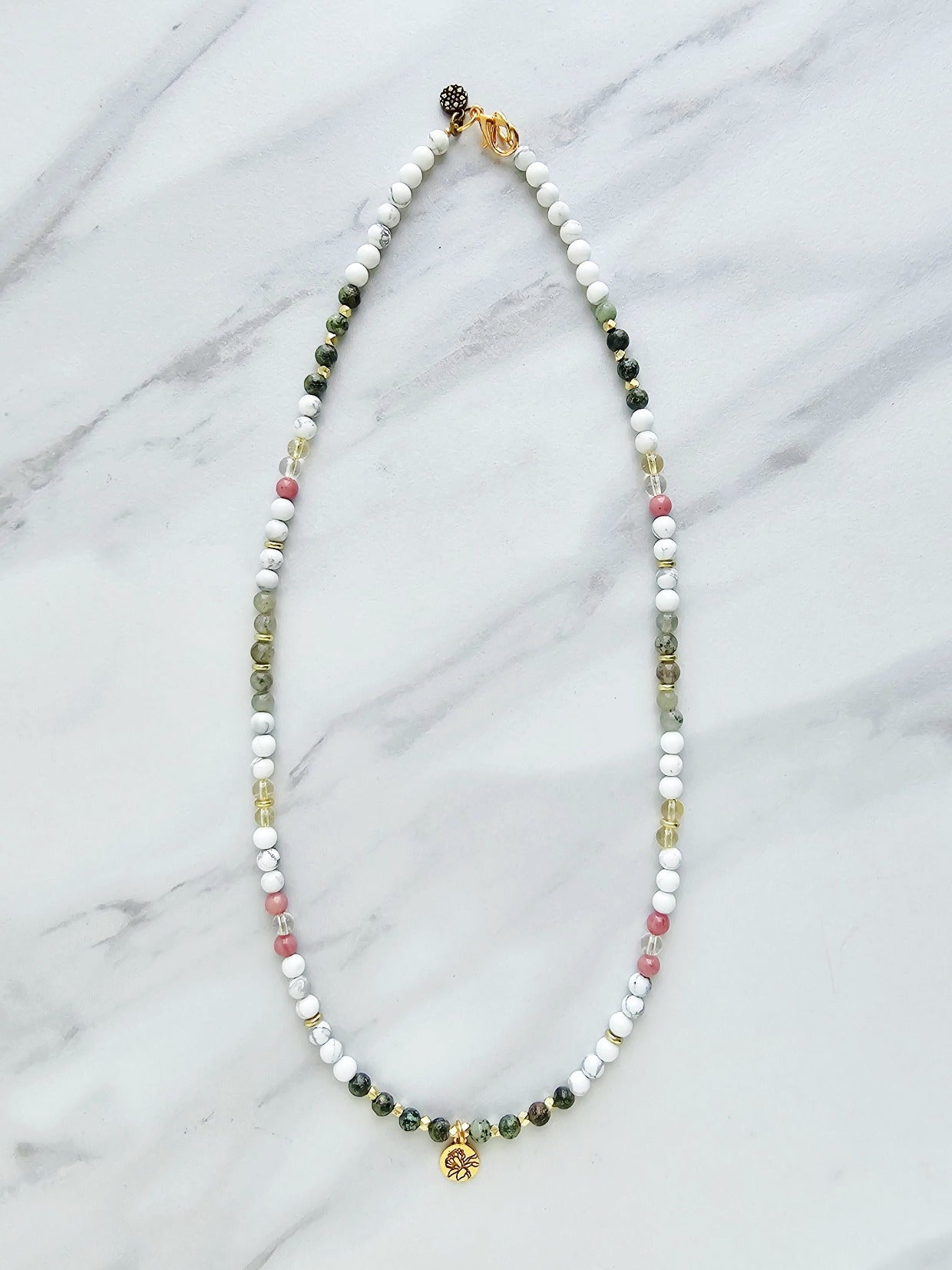 december birth flower necklace narcissus moxie malas