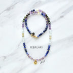 february birth flower neckace iris moxie malas