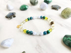 gemini crystal zodiac bracelet sun moon rising astrology gifts