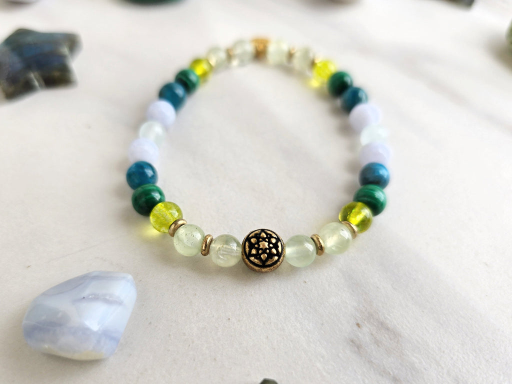 gemini crystal zodiac bracelet sun moon rising astrology gifts