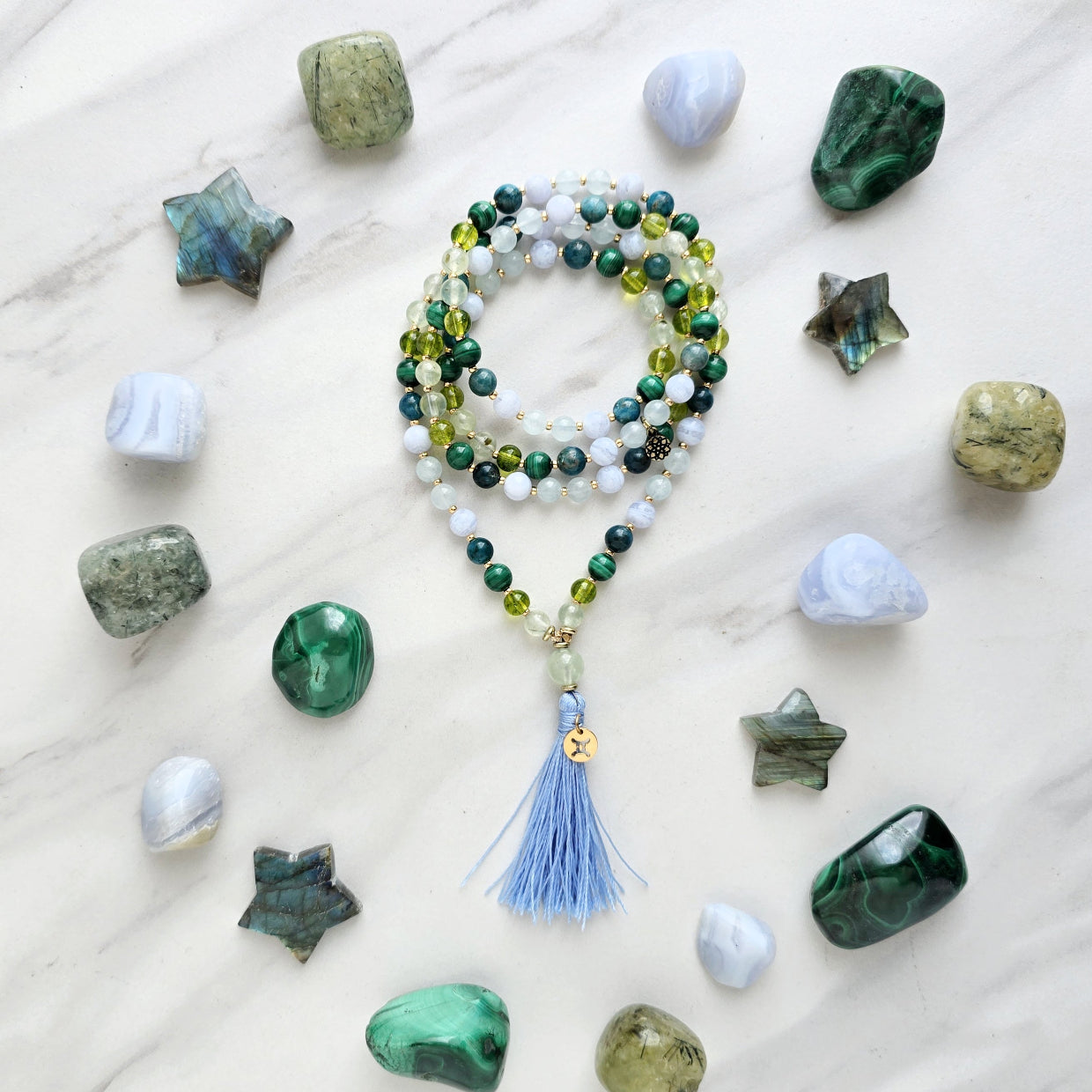 gemini crystal zodiac mala sun moon rising astrology gifts