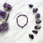 elevated amplifier rondelle crystal energy bracelets moxie malas holiday exclusives 2024 amethyst