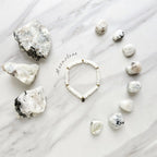 elevated amplifier rondelle crystal energy bracelets moxie malas holiday exclusives 2024 moonstone