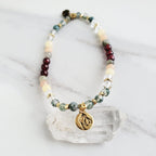 January birth flower bracelet snow drop moxie malas