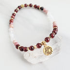 rose june birth flower bracelet moxie malas