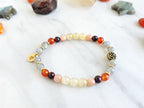 leo crystal zodiac bracelet sun moon rising confidence