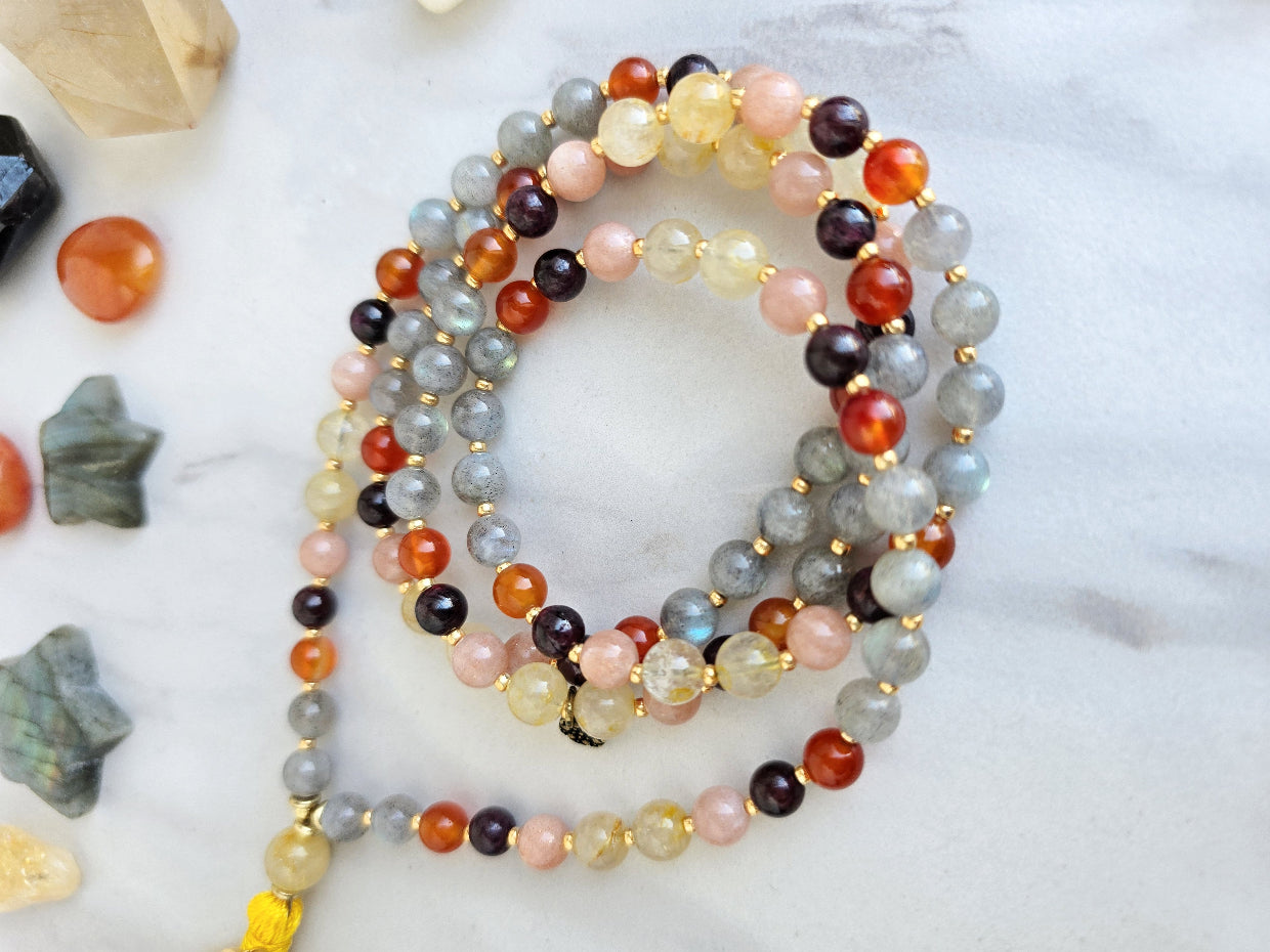 leo crystal zodiac bracelet sun moon rising confidence