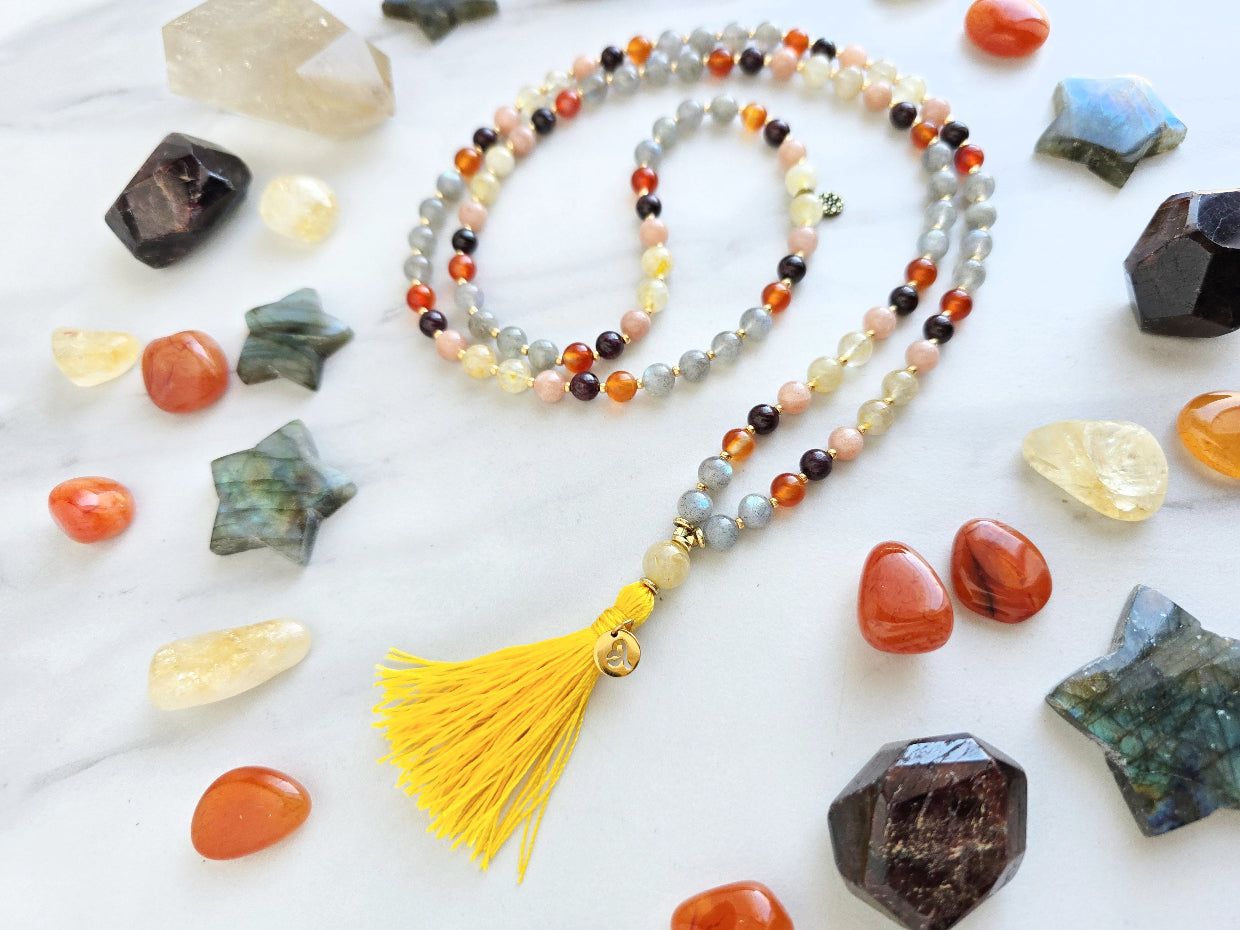 leo crystal zodiac bracelet sun moon rising confidence