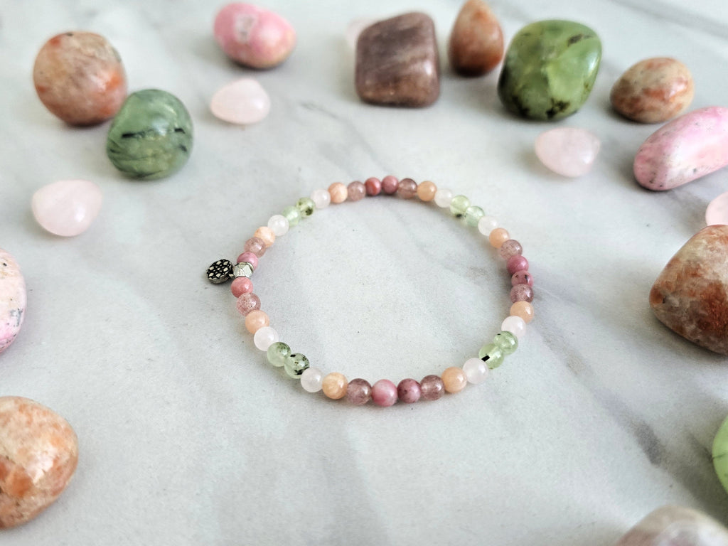 heart healing love sweet love holiday exclusive crystal energy bracelet