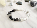 moxie monthly bracelet club sacred echoes november 2026 black white gray labradorite selenite