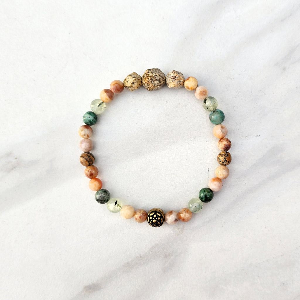 nurturing mother archetype bracelet and necklace set picture jasper mothers day gift