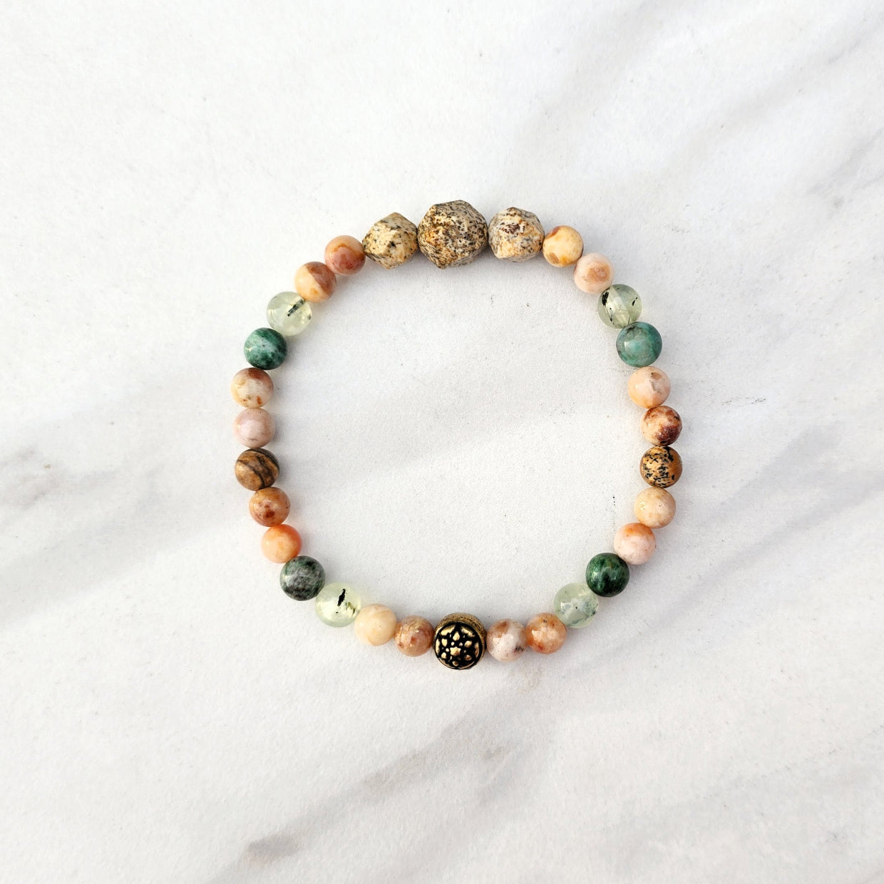 nurturing mother archetype bracelet and necklace set picture jasper mothers day gift