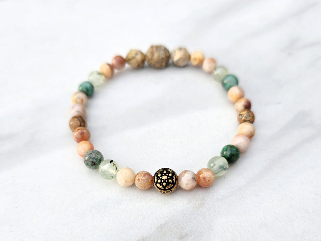nurturing mother archetype bracelet and necklace set picture jasper mothers day gift