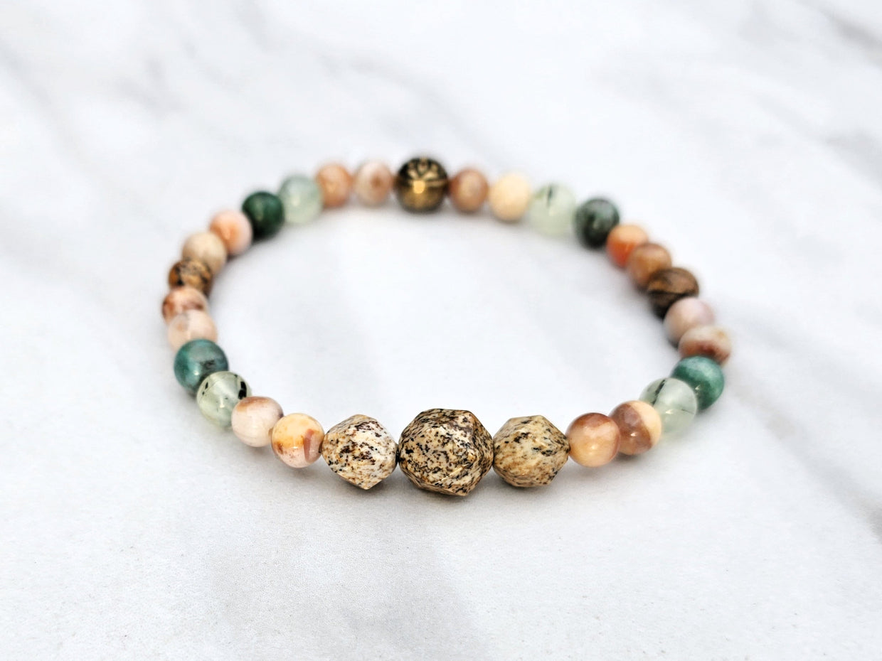 nurturing mother archetype bracelet and necklace set picture jasper mothers day gift