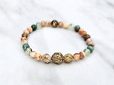 nurturing mother archetype bracelet and necklace set picture jasper mothers day gift