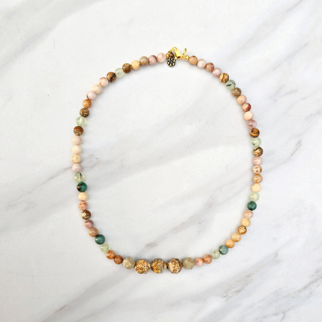 nurturing mother archetype bracelet and necklace set picture jasper mothers day gift