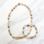 nurturing mother archetype bracelet and necklace set picture jasper mothers day gift