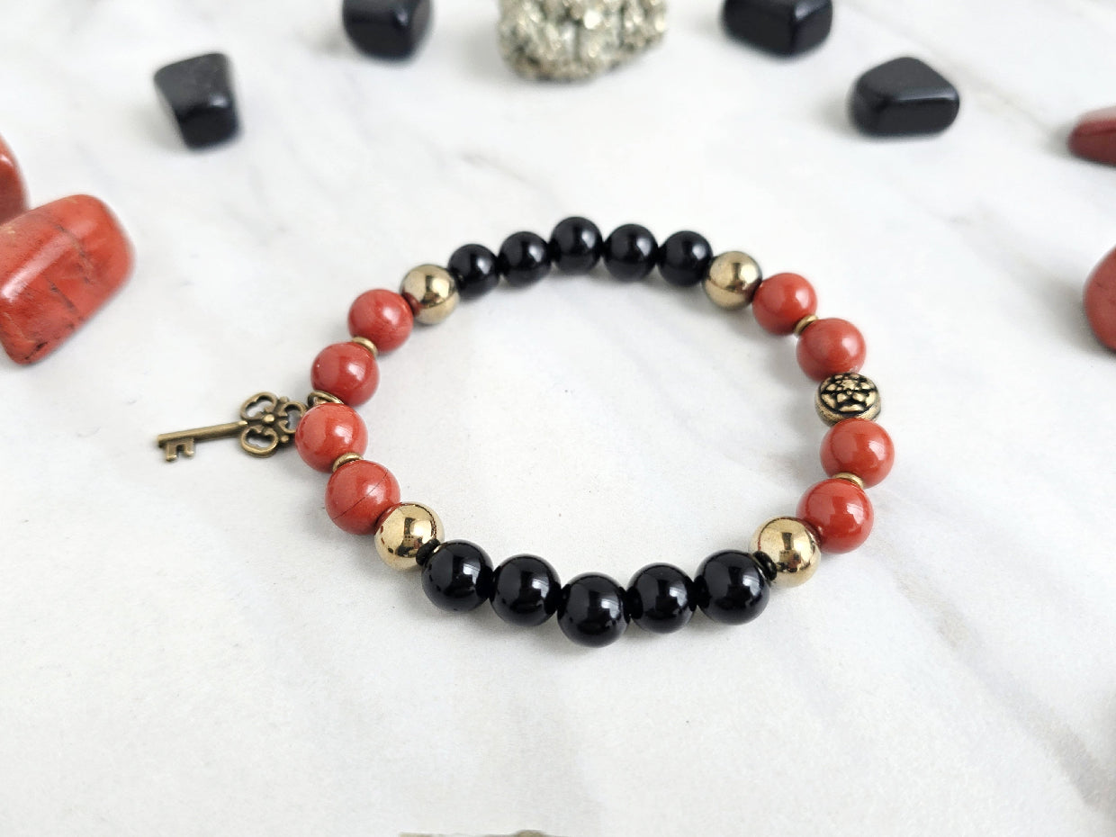 palmer house hotel custom skeleton key bracelet