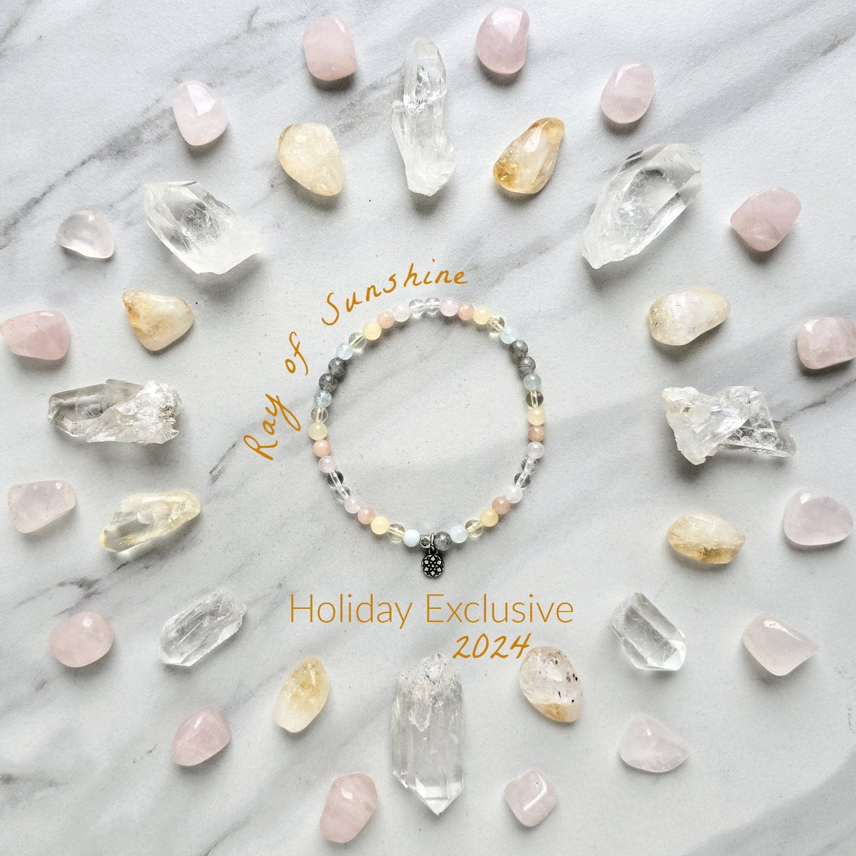 ray of sunshine crystal energy bracelet full of positive vibes and intentions moxie malas holiday exclusives