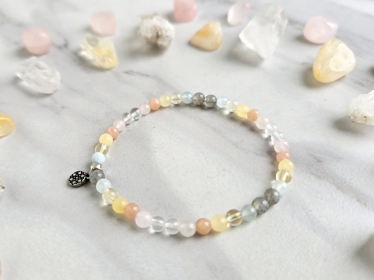 ray of sunshine crystal energy bracelet full of positive vibes and intentions moxie malas holiday exclusives