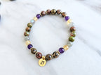 sagittarius crystal zodiac bracelet sun moon rising astrology gifts