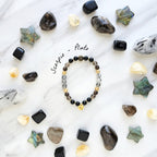 scorpio crystal zodiac bracelet sun moon rising astrology gifts