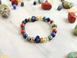 release and remember red, blue, turquoise, gold bracelet moxie monthly bracelet club september 2025