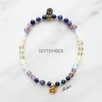 september birth flower bracelet aster moxie malas