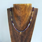 september birth flower necklace aster moxie malas