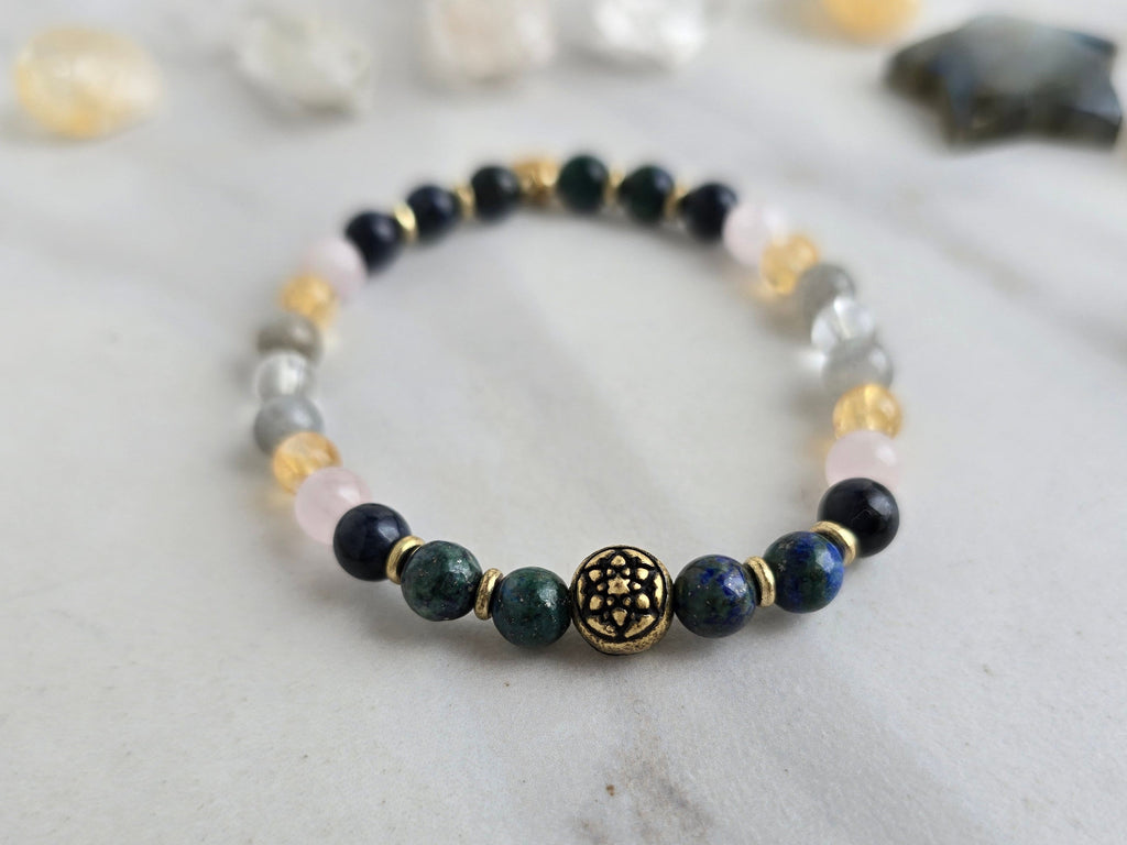 taurus zodiac crystal bracelet