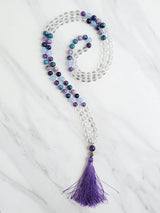 archangel zadkiel purple blue and crystal quartz moxie malas mala