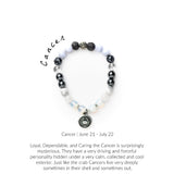 cancer zodiac bracelet crystal energy