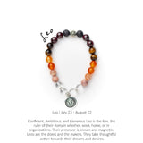 Leo Zodiac bracelet crystal energy