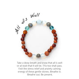 all is well intention bracelet anxiety relief stress relief moxie malas yoga jewelry