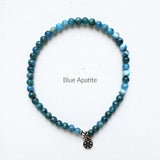 Moxie Amplifier 4mm blue apatite bracelet