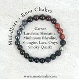 manifestation chakra bracelet set muladhara root chakra 8mm stretch elastic diffuser bracelet