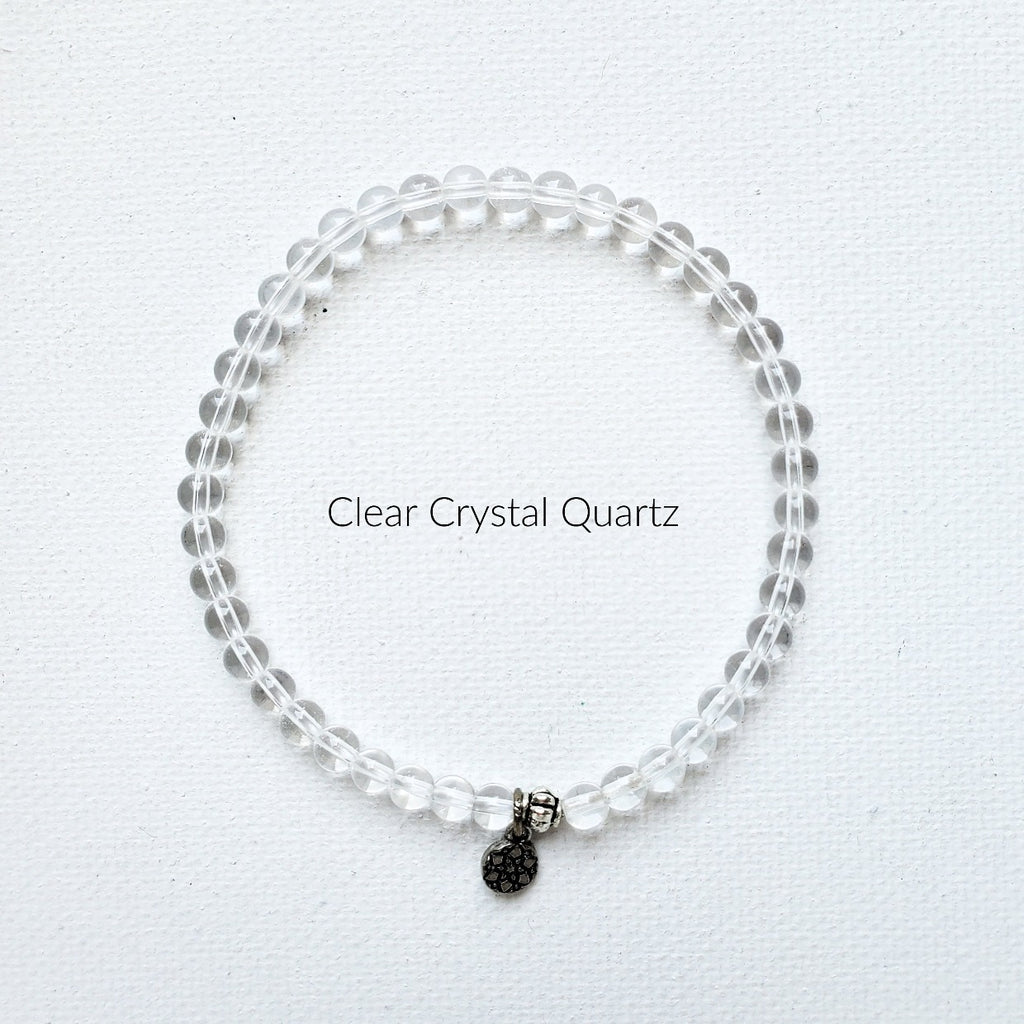 Moxie Amplifier 4mm clear crystal quartz bracelet