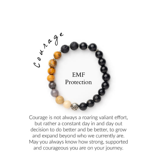 Courage shungite EMF protection bracelet moxie malas