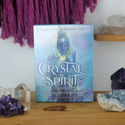 The Crystal Spirits Oracle 58 card deck and guidebook