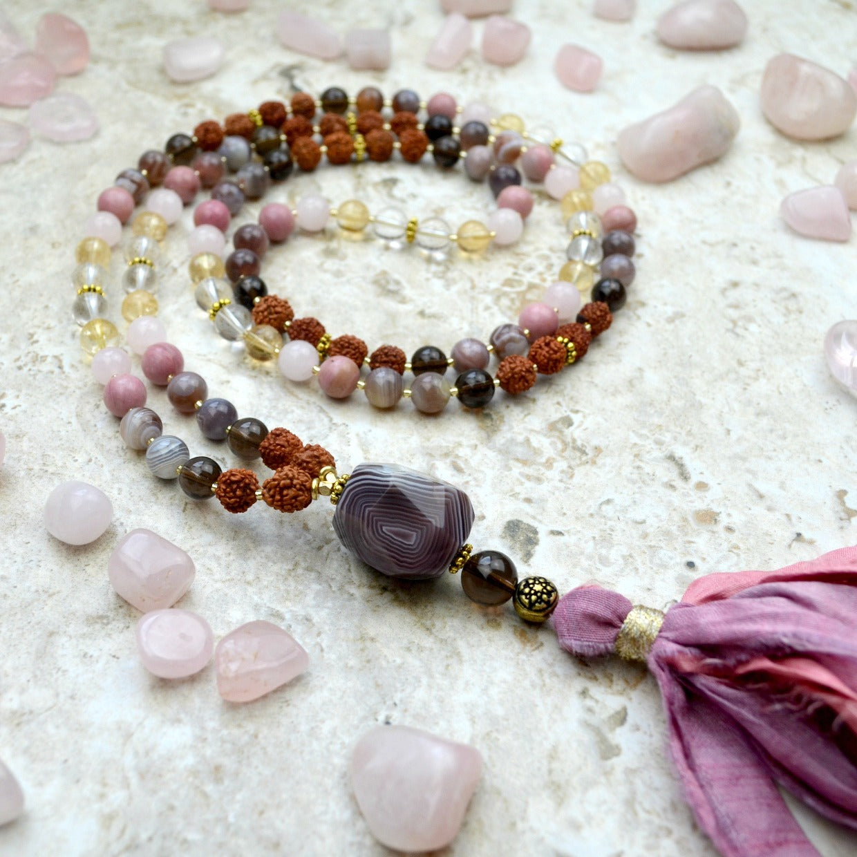 Survivor Mala shop for a cause Domestic Abuse Sexual Assault advocacy metoo we rise together