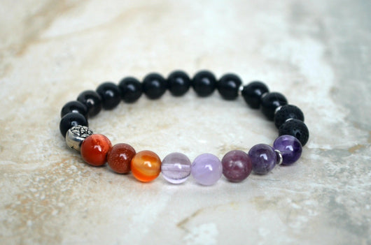 EMF Protection Elastic Bracelet - 8mm Beads